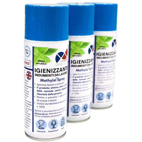 Spray igienizzante per tessuti