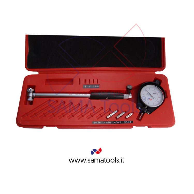 Precision dial bore gauge with dial gauge
