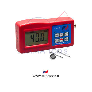 Vibrometro Digitale monoassiale misura dell'accelerazione, velocità,spostamento, RPM, frequenza
