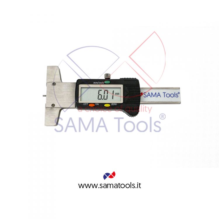 SMALL DIMENSIONS DIGITAL DEPTH CALIPER