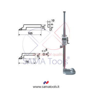 Digital height gauges reading 0,01mm