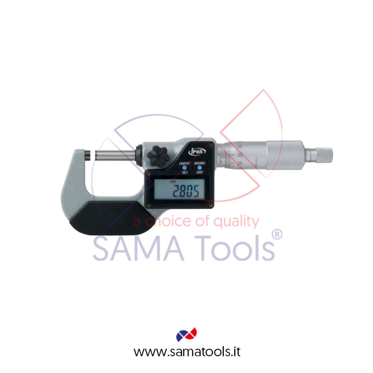 Outside digital micrometers IP65 protection