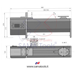 Horizontal digital test stand for force/displacement tests