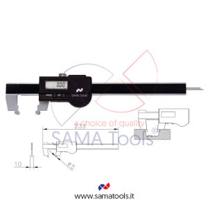 Calibro Digitale IP67 per misurazioni coniche con elettronica Sylvac e uscita dati - Utile 150/10-150/0,01mm