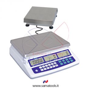 Counting scales with stainless steel remote platform