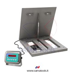 Ispectionable stainless steel scales with four cell platform