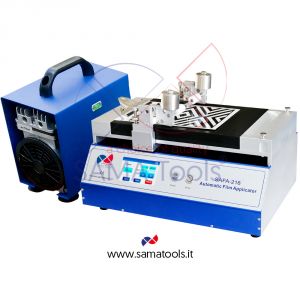 Automatic films applicator with vacuum pump