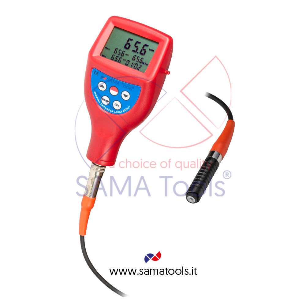 Spessimetro Digitale Per Vernici Misuratore Per Auto 0-500m Plastica ABS  Gomma