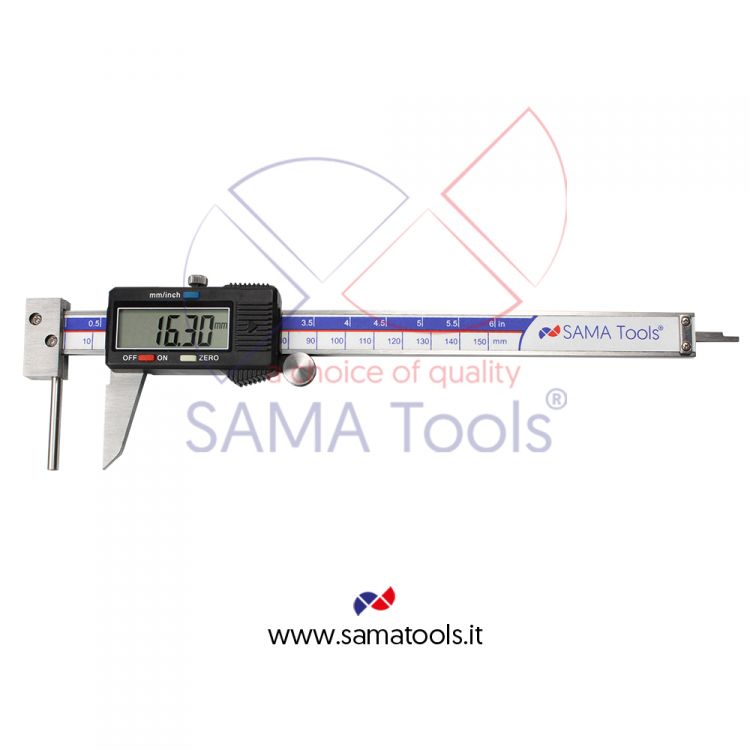 Digital tube thickness caliper 