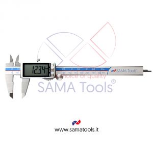 Metal case digital caliper - extra wide screen