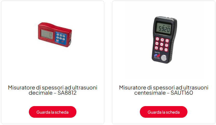 Misura dello spessore a ultrasuoni nel controllo qualità: quando usarla e quando no 4 Misuratori di spessori - Misura dello spessore a ultrasuoni nel controllo qualità: quando usarla e quando no