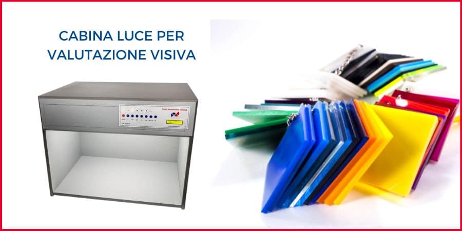 Come controllare il colore di stampi e componenti in plastica? 2 Cabina luce per valutazione visiva